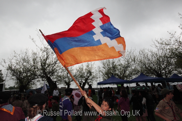 Flag Artsakh Nagorno karabakh shushi stepanakert
